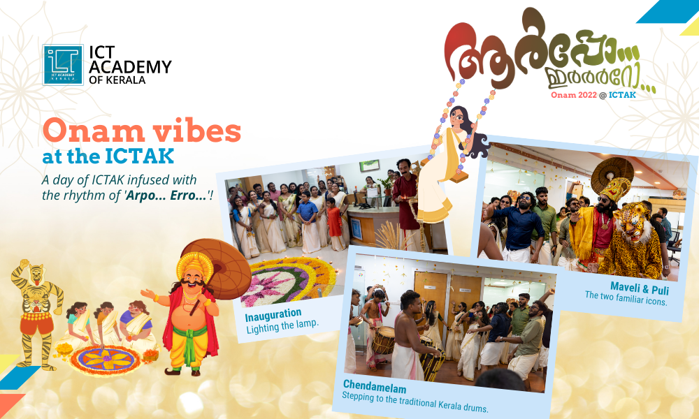 Onam vibes at the ICTAK