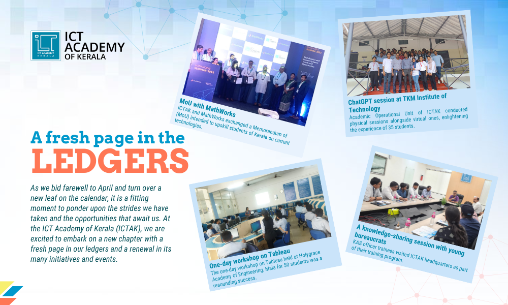 A fresh page in the ledgers